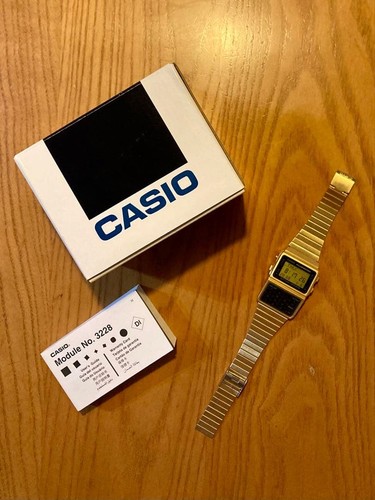 Casio data bank 3228 - db-3228, gold