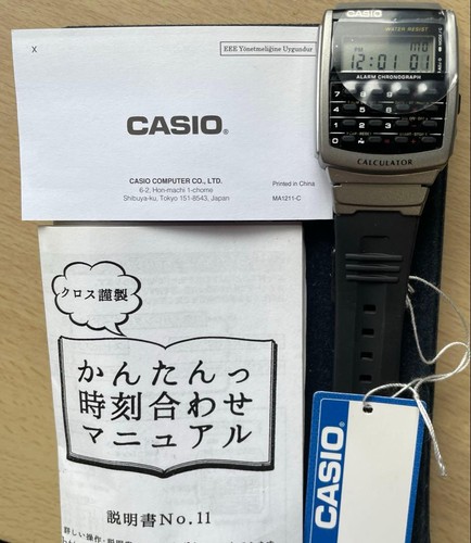 Casio taschenrechner uhr - casio,