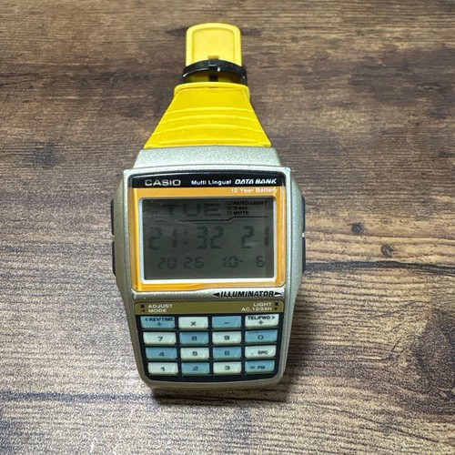 Casio dbc gelb digitaluhr - casio, dbc-32
