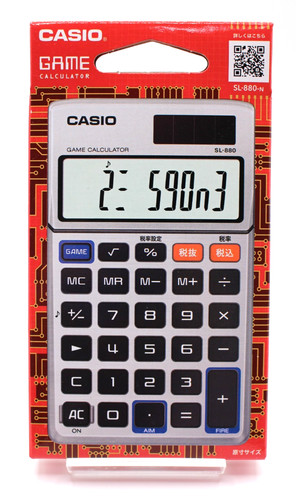 Casio 880 invader game - casio,