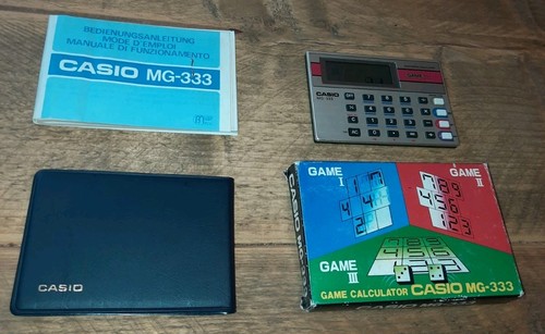 Casio 333 game calculator - casio, mg-333