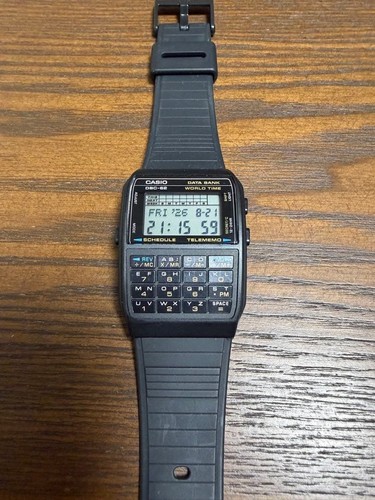 Casio dbc data bank - data,